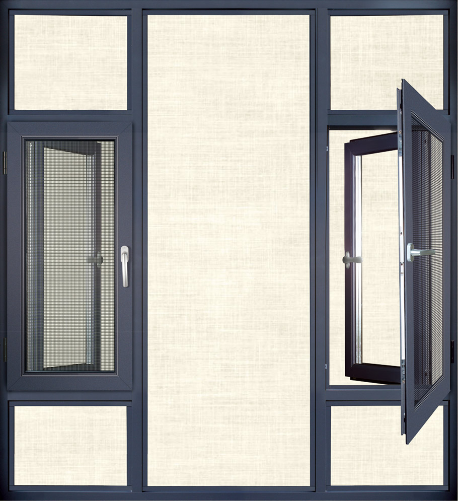 115断桥平开窗纱一体 - 广东佛山简宸高端系统门窗,简宸系统门窗,广东